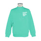 Chic Green Logo Crewneck Sweatshirt - SEHABRANDS