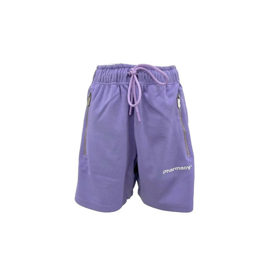 Chic Purple Bermuda Shorts with Side Stripes - SEHABRANDS