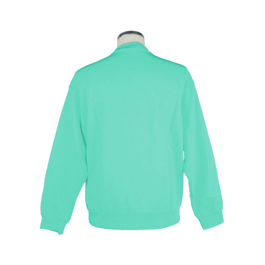 Chic Green Logo Crewneck Sweatshirt - SEHABRANDS