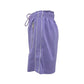 Chic Purple Bermuda Shorts with Side Stripes - SEHABRANDS