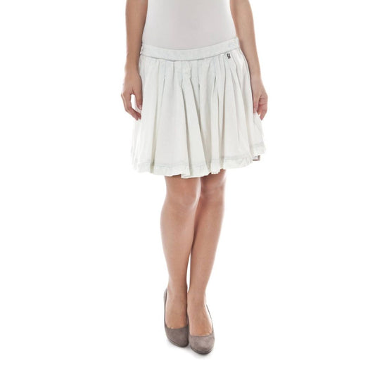 White Cotton Skirt - SEHABRANDS