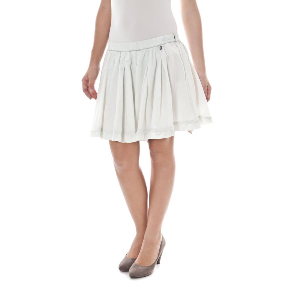 White Cotton Skirt - SEHABRANDS