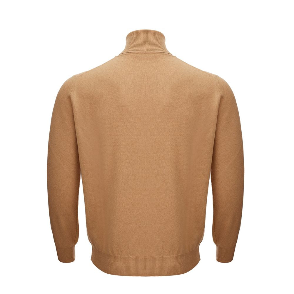 Elegant Woolen Brown Sweater for Men - SEHABRANDS