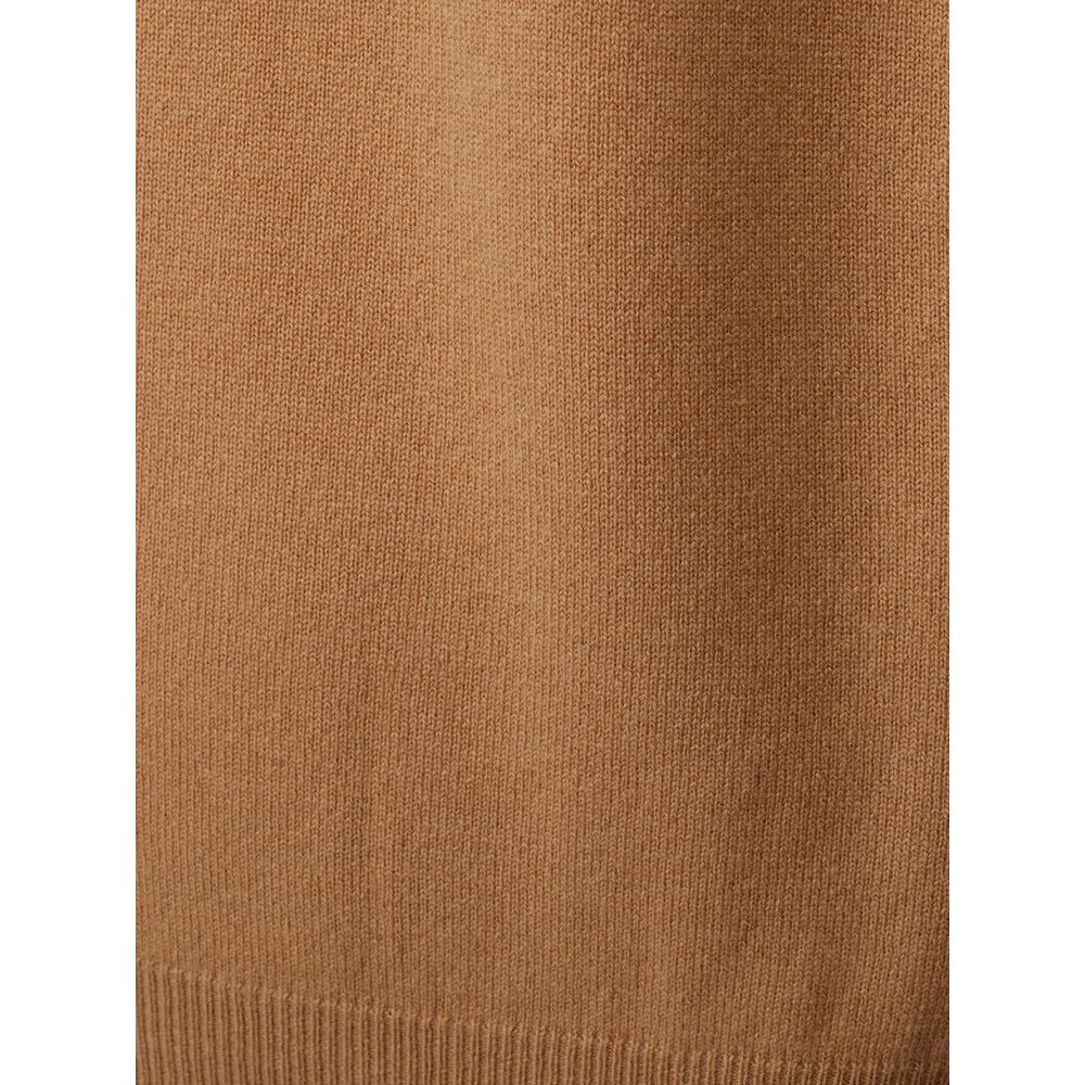 Elegant Woolen Brown Sweater for Men - SEHABRANDS