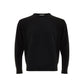 Elegant Black Wool Sweater for Men - SEHABRANDS