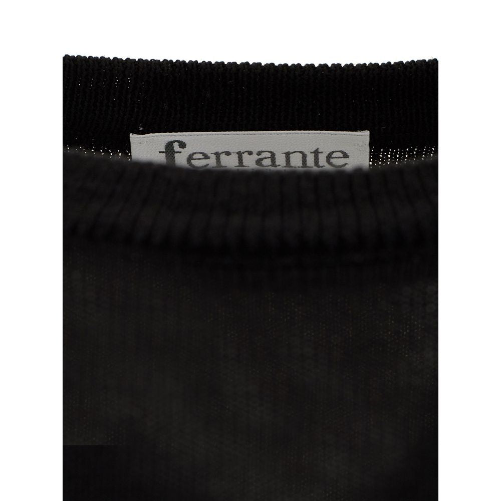 Elegant Black Wool Sweater for Men - SEHABRANDS