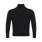 Italian Cashmere Luxury Black Sweater - SEHABRANDS