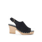 Elegant Leather Black Sandals - SEHABRANDS