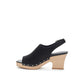 Elegant Leather Black Sandals - SEHABRANDS