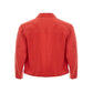 Elegant Orange Polyester Jacket - SEHABRANDS