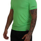 Green Modal Short Sleeves Crewneck T-shirt - SEHABRANDS