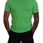 Green Modal Short Sleeves Crewneck T-shirt - SEHABRANDS