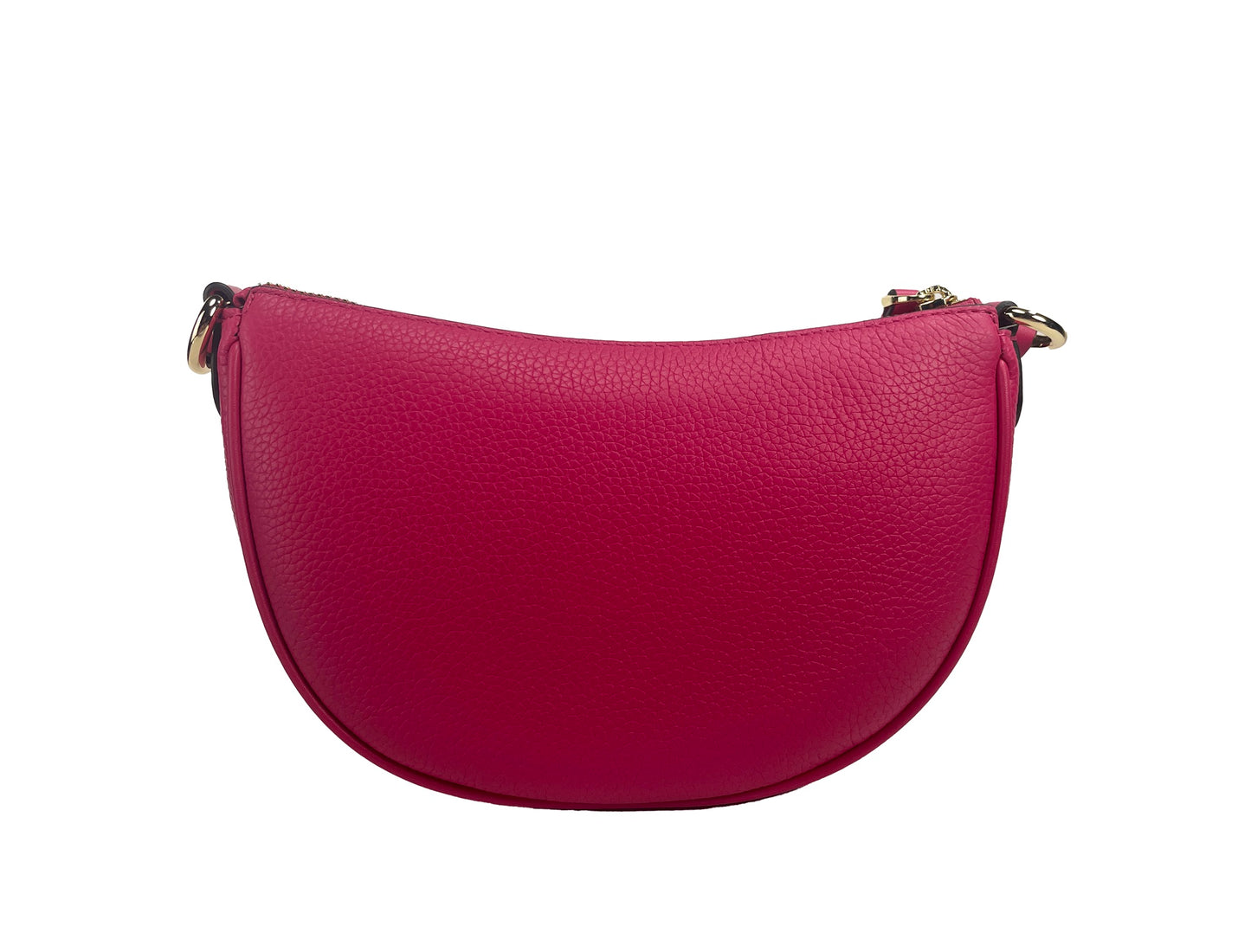 Dover Small Pink Half Moon Crossbody Bag Purse - SEHABRANDS