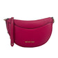 Dover Small Pink Half Moon Crossbody Bag Purse - SEHABRANDS