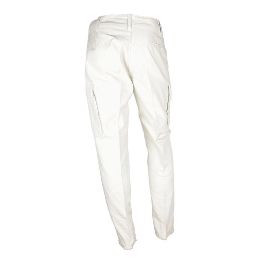 White Cotton Men Trouser - SEHABRANDS