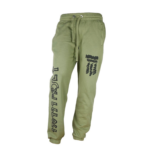 Emerald Allure Cotton Tracksuit Trousers - SEHABRANDS