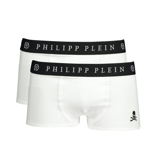 White Cotton Men's Boxer - SEHABRANDS