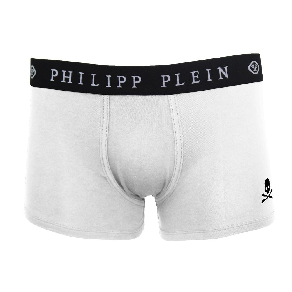 White Cotton Men's Boxer - SEHABRANDS