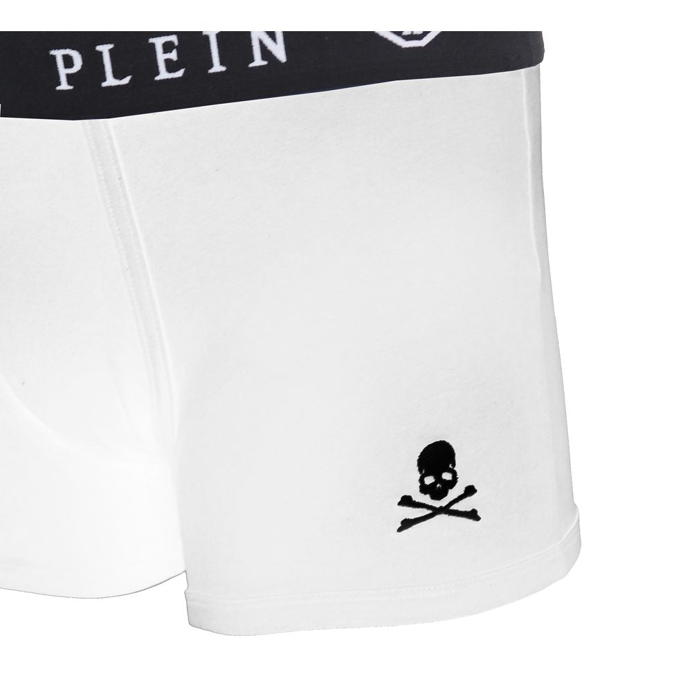 White Cotton Men's Boxer - SEHABRANDS