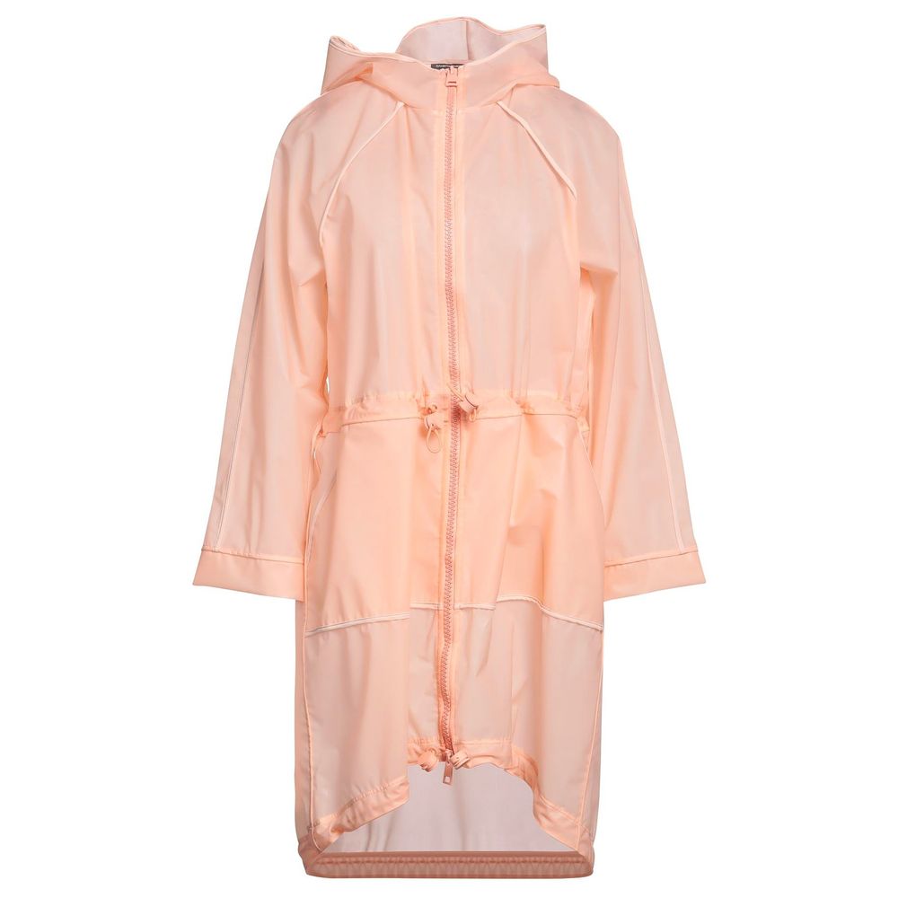 Powder Pink Long Waterproof Jacket - SEHABRANDS