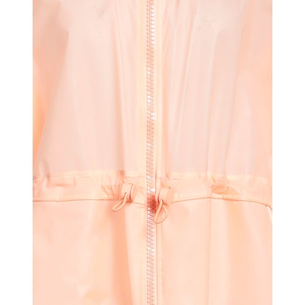 Powder Pink Long Waterproof Jacket - SEHABRANDS