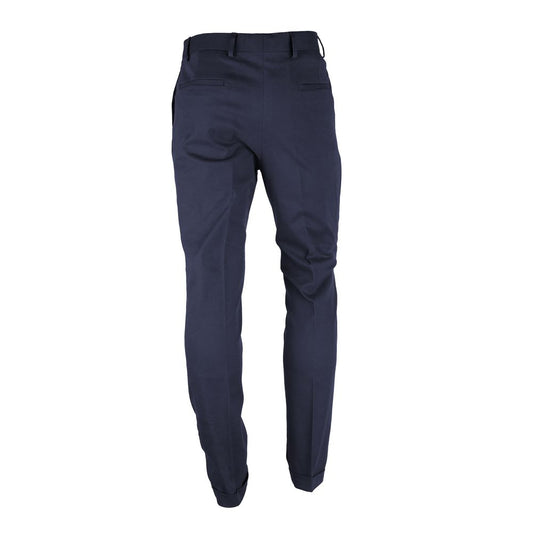 Elegant Wool Blend Milano Men's Trousers - SEHABRANDS