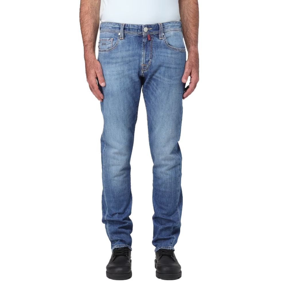 Blue Cotton Men's Jean - SEHABRANDS