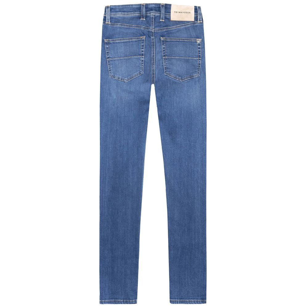 Light Blue Cotton Men Jean - SEHABRANDS