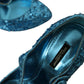 Dolce & Gabbana Blue Sequin Mary Jane Pumps High Heels Shoes