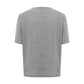 Chic Gray Cotton Tee for the Modern Woman - SEHABRANDS