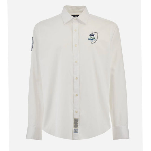 White Cotton Shirt - SEHABRANDS