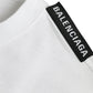 Off White Cotton Jersey Round Neck T-shirt - SEHABRANDS