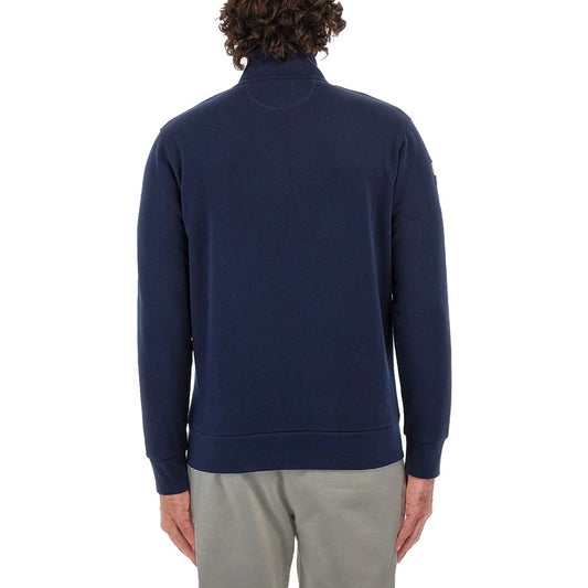 Blue Cotton Sweater - SEHABRANDS