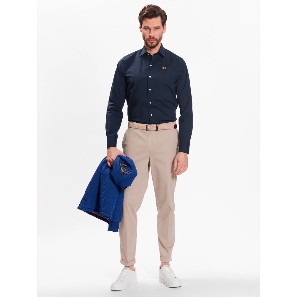 Blue Cotton Shirt - SEHABRANDS