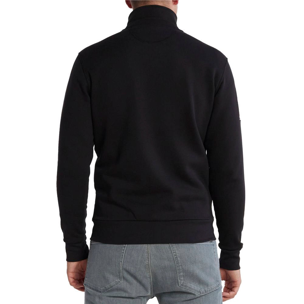 Black Cotton Sweater - SEHABRANDS