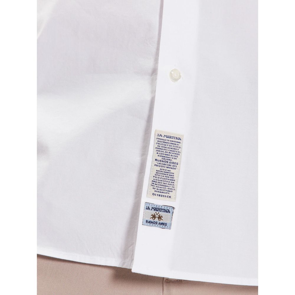 White Cotton Shirt - SEHABRANDS