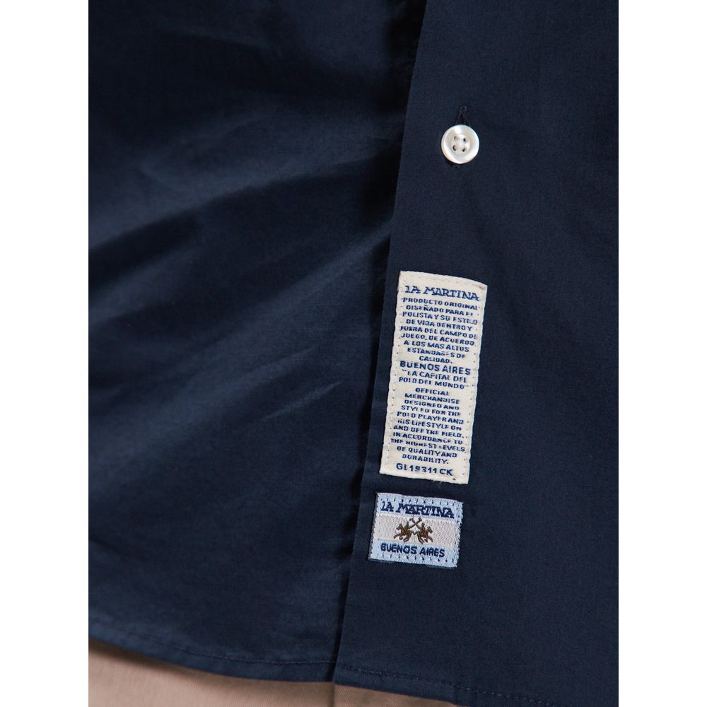 Blue Cotton Shirt - SEHABRANDS