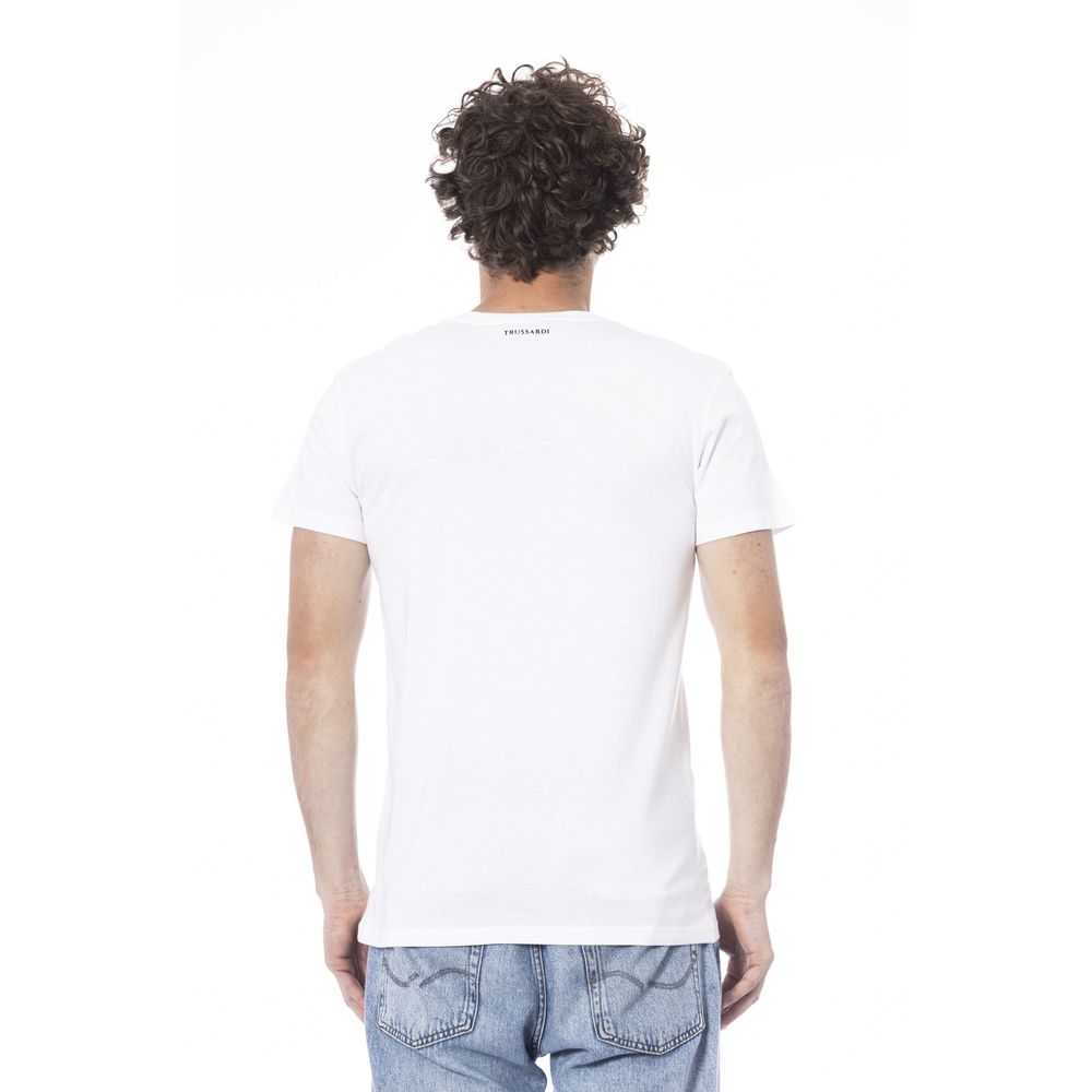 White Cotton T-Shirt - SEHABRANDS