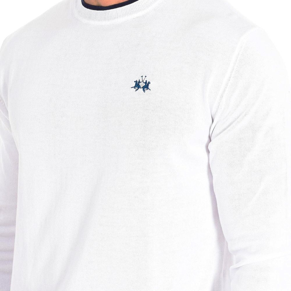 White Cotton Sweater - SEHABRANDS