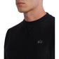 Black Cotton Sweater - SEHABRANDS