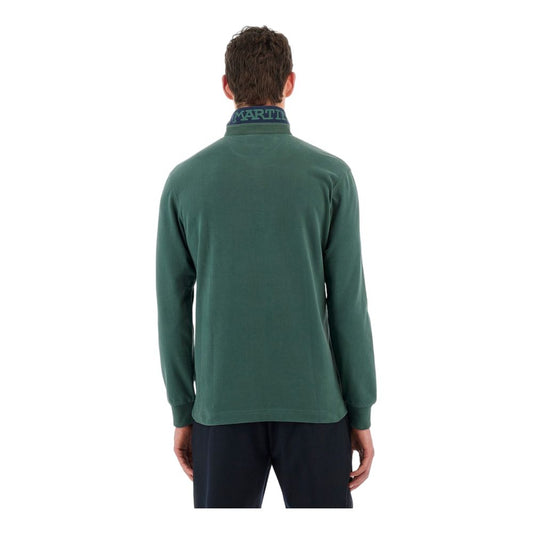 Green Cotton Polo Shirt - SEHABRANDS