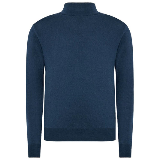 Blue Acrylic Sweater - SEHABRANDS