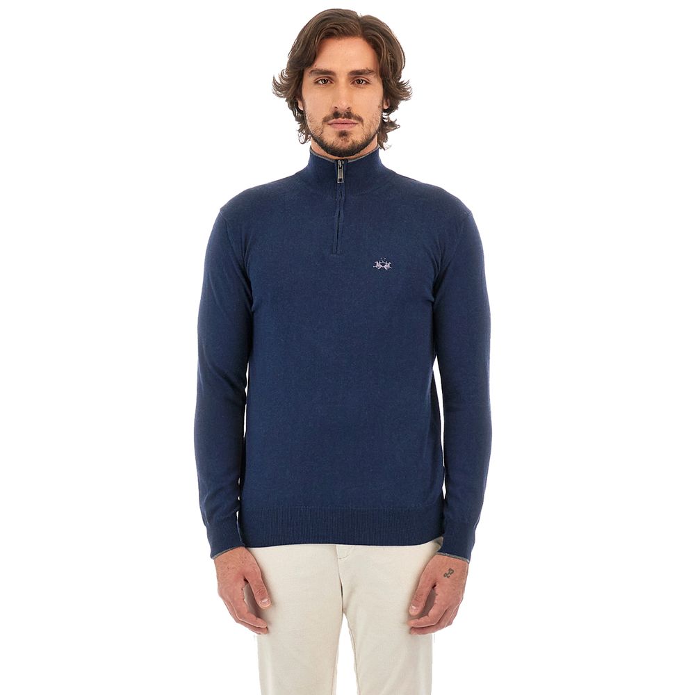 Blue Acrylic Sweater - SEHABRANDS