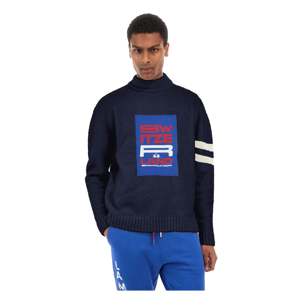 Blue Polyamide Sweater - SEHABRANDS