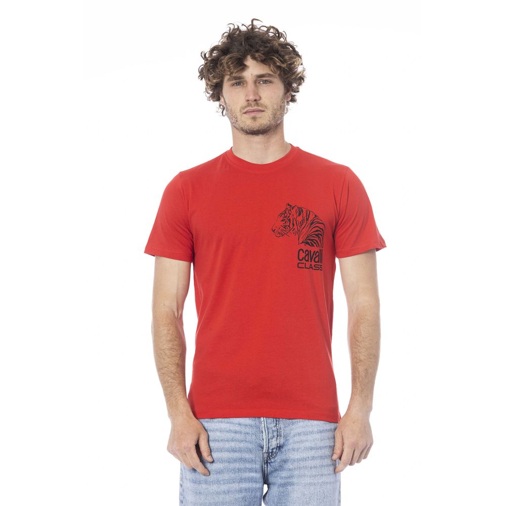 Red Cotton Men T-Shirt - SEHABRANDS