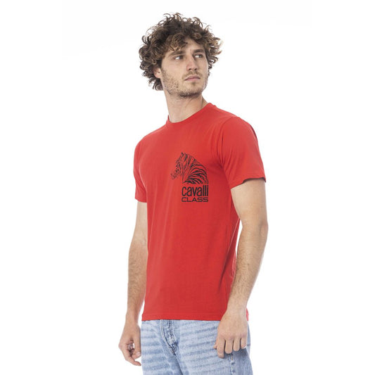 Red Cotton Men T-Shirt - SEHABRANDS