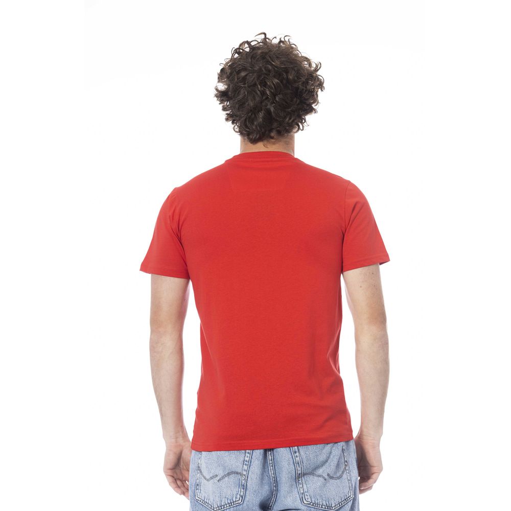 Red Cotton Men T-Shirt - SEHABRANDS