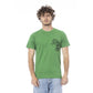 Green Cotton Men T-Shirt - SEHABRANDS