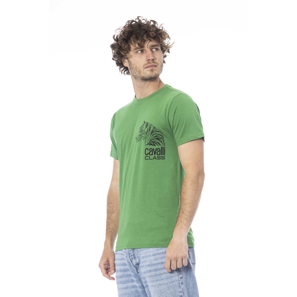 Green Cotton Men T-Shirt - SEHABRANDS