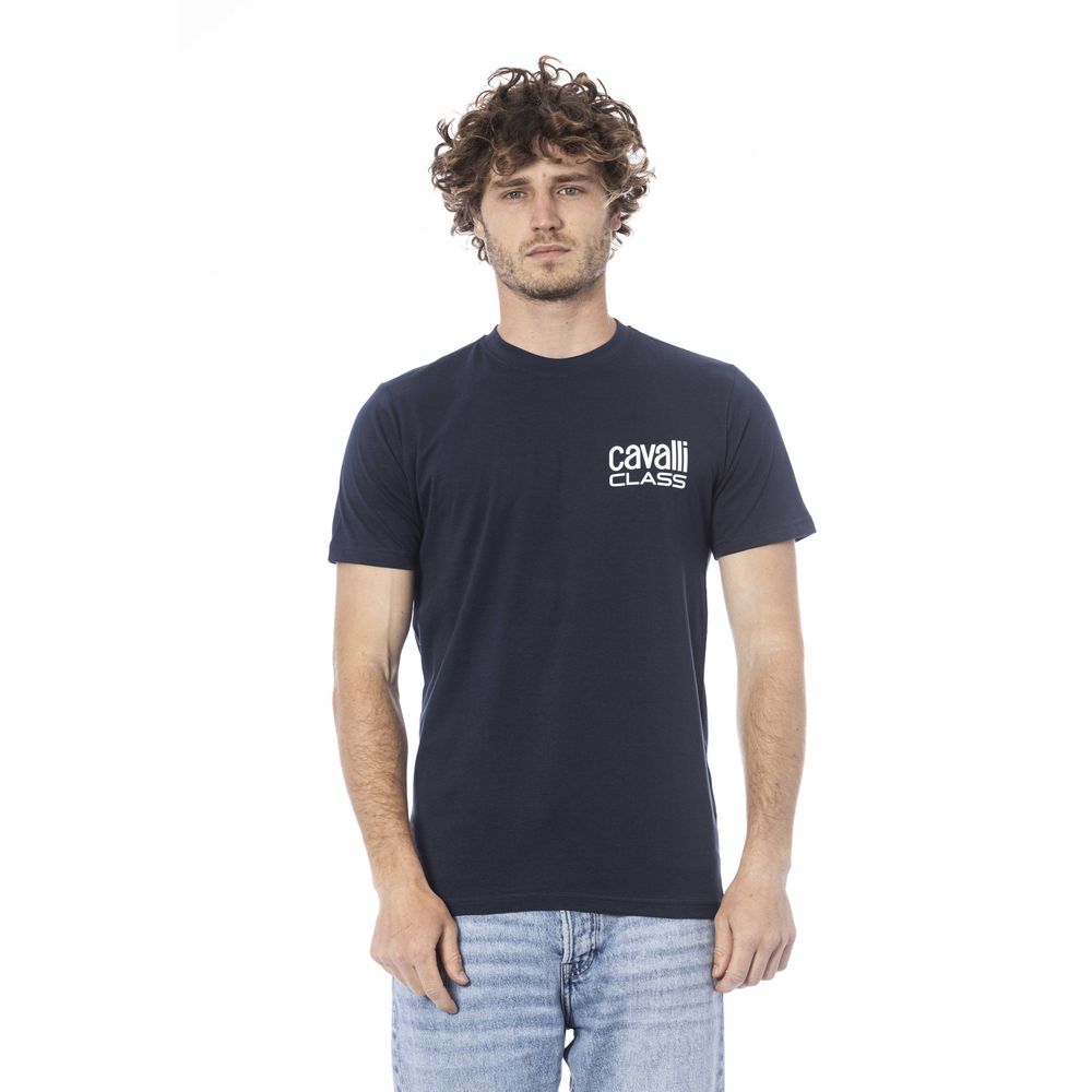 Blue Cotton Men T-Shirt - SEHABRANDS